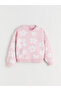 Esvab • Modern & Distinctive Floral Embroidered Girls' Knit Sweater - 2