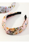 Set of 4 - Floral Printed Twist Headband - 2