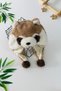 My Little One's Plush Raccoon Ears Cute Moving Ear Headphones - Coffee
