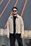 Men'S, Standard-Fit, Zipper Detail, Shirt Collar, Cashmere Jacket 626 - 3