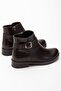 165-204/1 Brown Crocodile Buckle Accessory Zippered Daily Women's Boots - 5