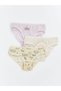 Özmarka New Season Printed Girls' Underwear 3-Piece Set