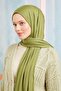 Pistachio Green Five Combed Cotton Shawl