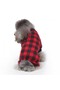 SOFT JUMPSUIT SLEEPWEAR FOR DOGS RED ( XL ) - 2