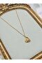 Gold Heart-Shaped Zircon Stone Necklace | Special Boxed - 4