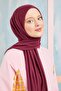 Dark Burgundy Five Combed Cotton Shawl