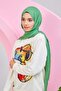 Light Green Olay Cotton Shawl