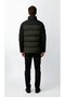 Men's Stand Collar Quilted Inflatable Classic Coat – Black - 3