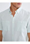 Peak New Season Regular Fit Short Sleeve Men's Textured Shirt - 3