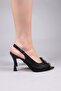Bi̇sbee Tulle Detailed Heeled Shoes Black - 2
