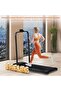 جهاز مشي محمول صغير الحجم مع مقابض، ووسادة مشي قابلة للطي، بقوة 3.0 حصان، وسعة 320 رطلاً - 3