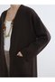Lcwaikiki Classic Shawl Collar Oversized Women's Knitwear Cardigan - 3