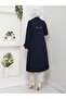 Trench Coat with Chain Detail on the Back - 3