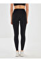 Xside Active Black Women's Sports Leggings with Elastic Waist - 4