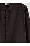 Regular Fit Long Sleeve Dobby Men's Shirt - 8