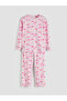 Crew Neck Barbie Printed Women's Pajama Set - 5