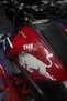 White Color the Red Edition Bull Energy Sticker Set for Tvs Raider (Only One Side)