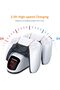 BEJOY PS5 Dual Controller Charging Station with LED Indicator, White - 2