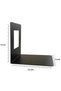 Single Deal Black Color 12x13x8 Metal Book Support - Book Holder - Home And Office Decorative Accessory - 7