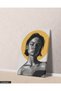 Yellow Background Woman One Piece Canvas, Canvas Painting - 2