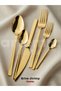 Artemia Piedra Gold Tablespoon 6 Pieces |   18/10 Stainless Steel |   Premium Gold Series - 2