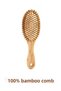 Bamboo Toothed Hair Brush Anti-Electricity Wooden Hair Comb