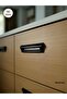 96 mm Sebat Matte Black Handle - Furniture Drawer Kitchen Cabinet Handle - 1St. Grade Metal and Aluminum