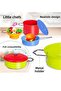 Mini Educational Dollhouse Kitchen Girl's Toy Set Tableware - 4