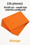 Orange Color Cardboard 36 Pieces 35X50 cm Hard Cardboard Cardboard
