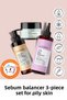 Sebum Balancing 3-Piece Skin Care Set for Oily Skin