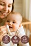 100% Cotton 6-Piece Muslin Baby Mouth Wipes - 2