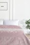 Pırıltı Embos Double Size Silver Detailed Blanket - Powder-Silver