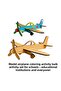 Wooden Model Painting - Airplane Design Set - Airplane Painting Activity - 25 Pieces - 4