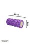 Foam Roller (Purple) – Muscle Relaxing Pilates/Yoga Massage Roller - 2