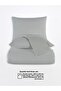 Line %100 Cotton Ranforce Akay Dark Gray Yarn Dyed Duvet Cover Set Double Size - 200X220 cm - 5
