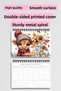 Cute Cow Autumn Themed Model:2 A5 Wire-O Spiral To-Do List Weekly Planner - 6