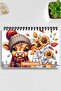 Cute Cow Autumn Themed Model:2 A5 Wire-O Spiral To-Do List Weekly Planner