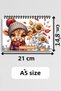 Cute Cow Autumn Themed Model:2 A5 Wire-O Spiral To-Do List Weekly Planner - 4