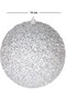 New Year's Ball, Silver - 15 cm - 3