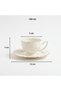 Rosen Embossed Vintage Gilded Model 6-Person Porcelain Cream Coffee Cup Set – 100 Ml. - 2