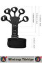 Premium Training Muscle Hand Wrist Arm Finger Development Strengthening Flexible Silicone Resistance Rubber 2 Pieces - 4