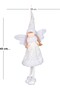 Christmas Ornament, with Fairy Figure, Lame-White - 18X45 cm - 3