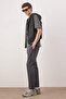 Anthracite Straight Fit Men's Trousers Tmnaw26Pl00012 - 2