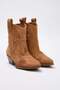 Tan Suede Women's 5.5 cm Heeled Boots Takaw26Bo00066