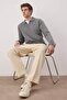 Ekru Erkek Baggy Fit Kadife Pantolon TMNAW26PL00022 - 6