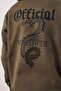 Khaki Regular/Normal Cut Printed Hooded Sweatshirt Tmnaw26Sw00065 - 3
