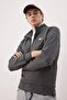 Gray Regular/Normal Cut Textured Label Detailed Zippered Sweatshirt Tmnaw26Sw00062 - 2