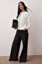 Ecru Ribbed Regular/Normal Fit Knitted Sweatshirt Twoaw26Sw00046 - 2