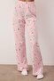 Pembe %100 Pamuklu Uyku Temalı Kuzu Desenli Örme Pijama Takımı THMAW26PT00046 - 3