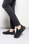 Unisex Daily Walking Casual Sneaker Comfortable Sports Lightweight Shoes Black 869xa576